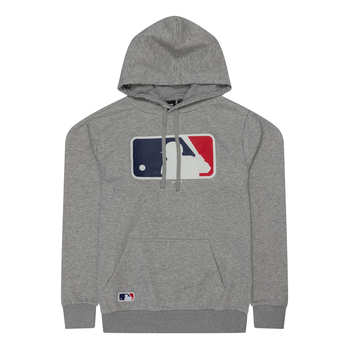 MLB Generic Logo MLB Regular Grey Pullover Hoodie-klyvox