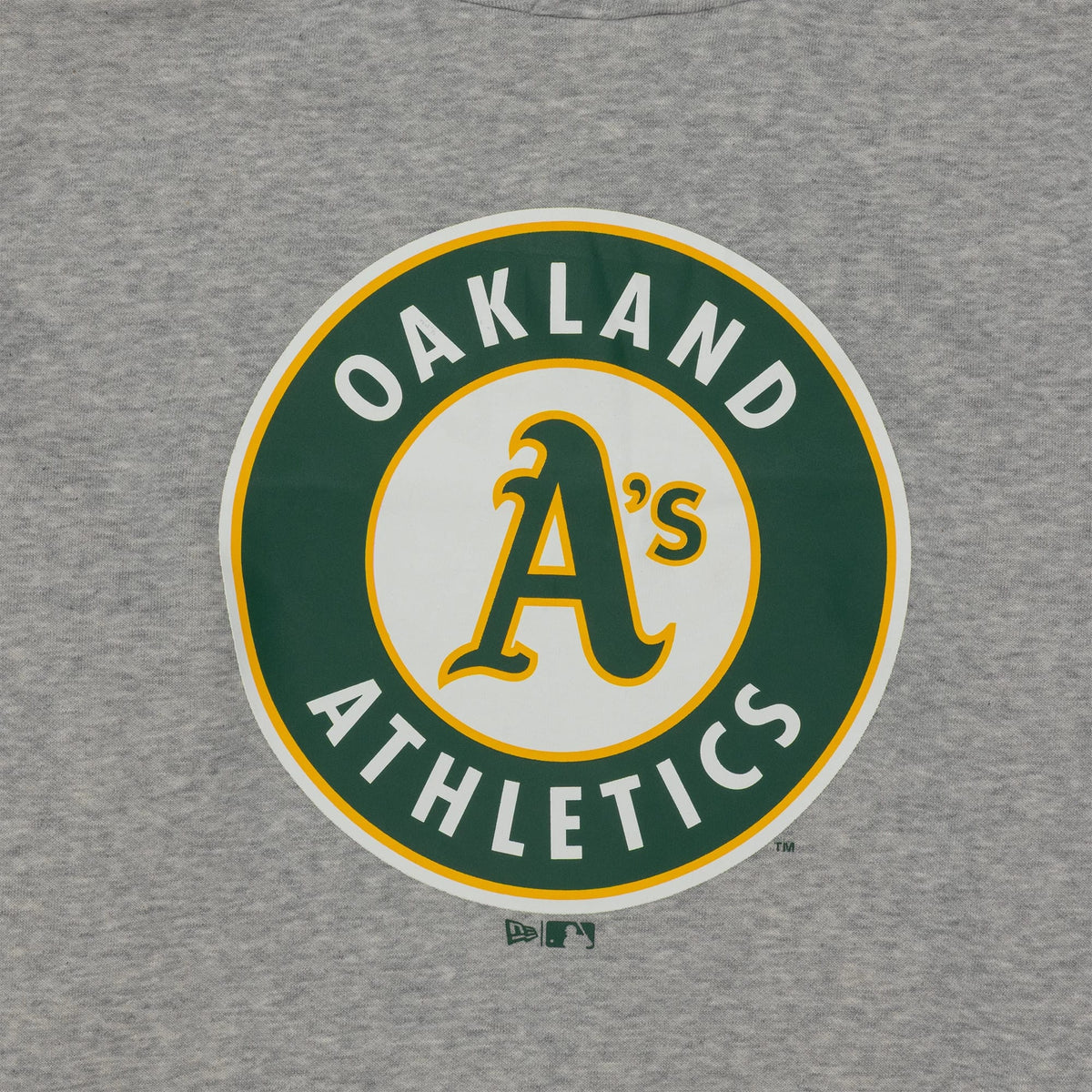 Oakland Athletics MLB Regular Grey Pullover Hoodie-klyvox