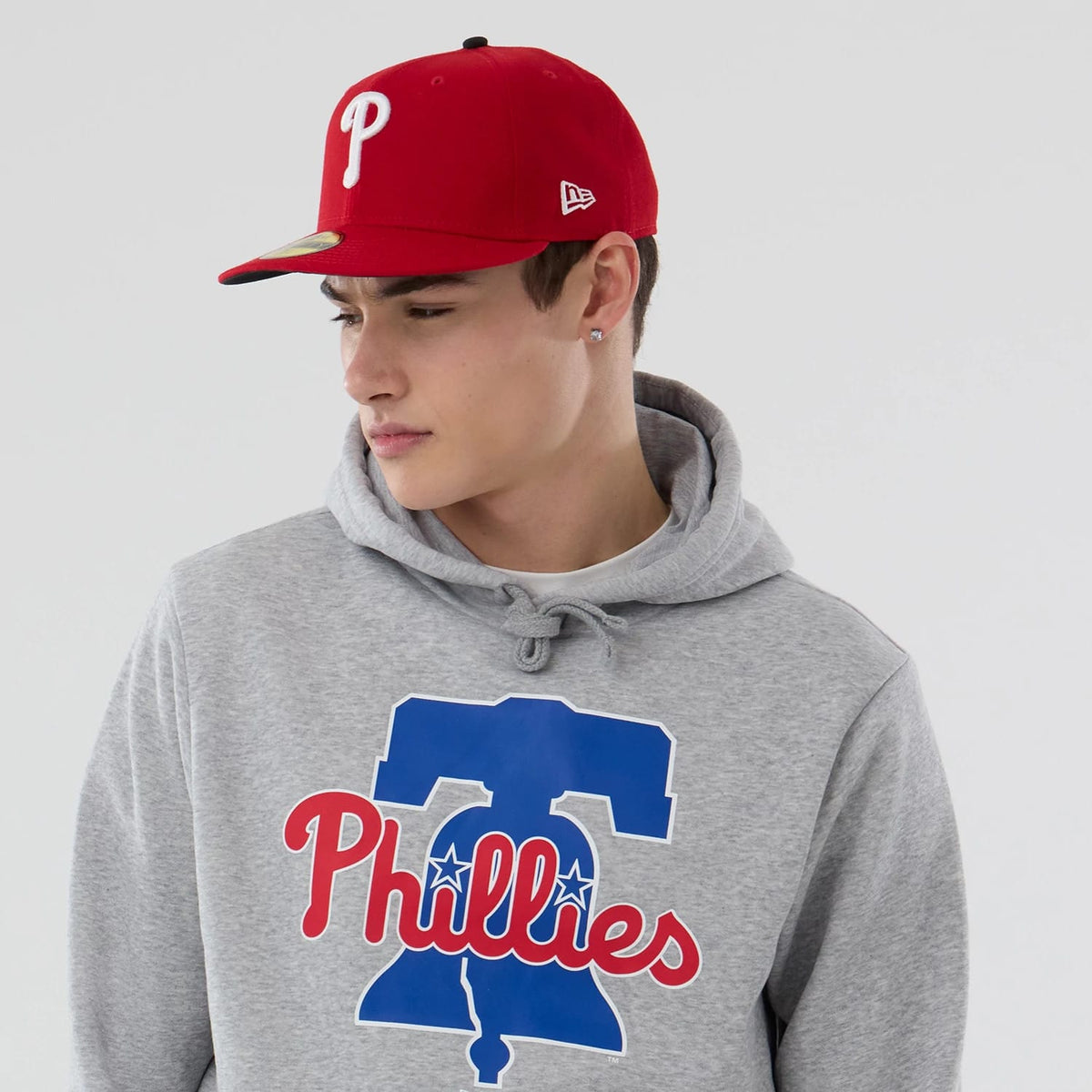 Philadelphia Phillies MLB Grey Pullover Hoodie-klyvox