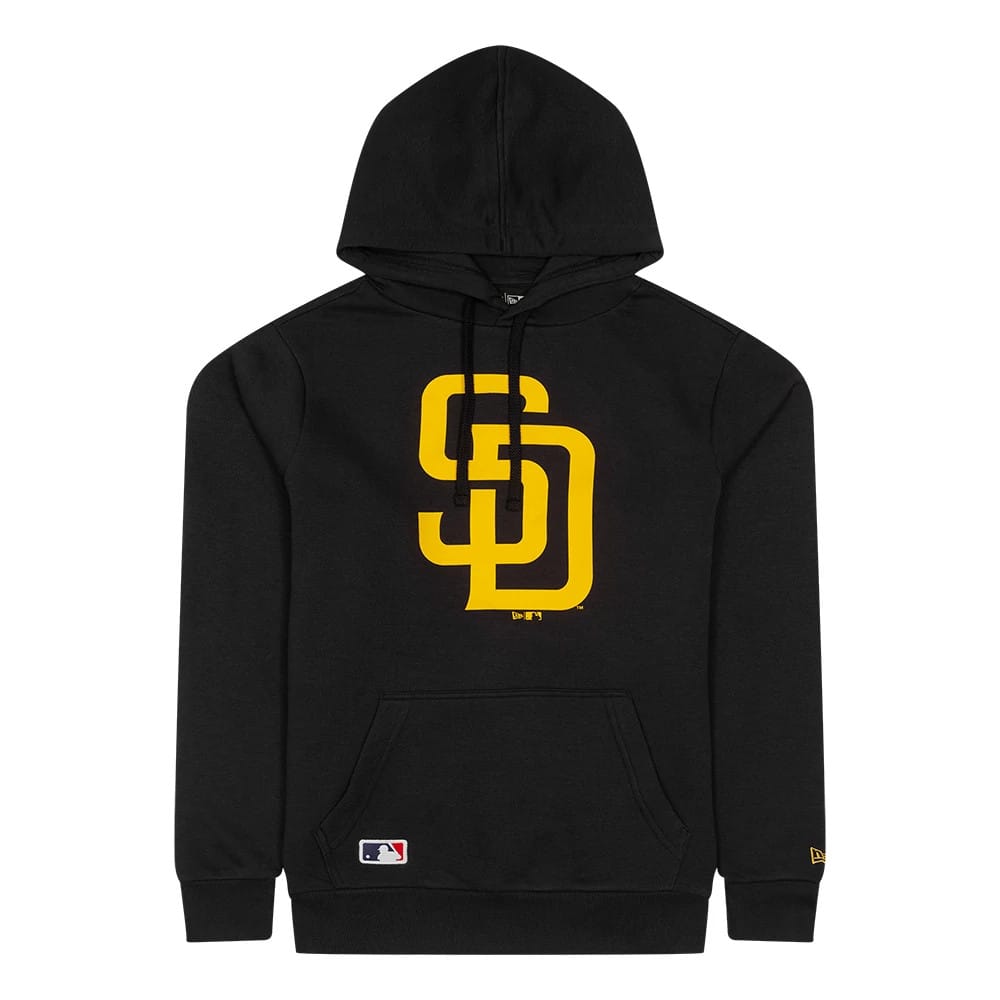 San Diego Padres MLB Black Pullover Hoodie-klyvox
