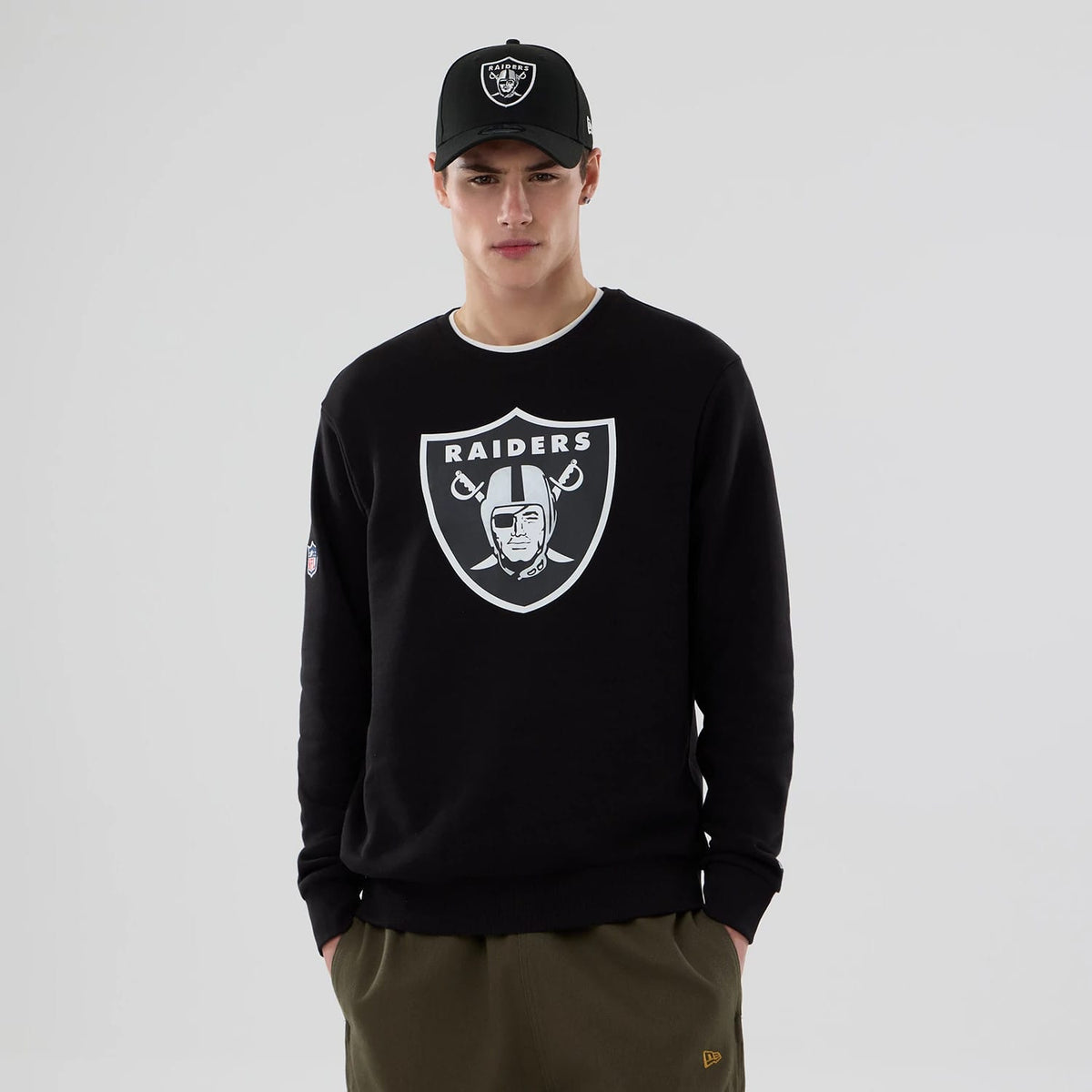 Las Vegas Raiders NFL Black Crew Neck Sweater-klyvox