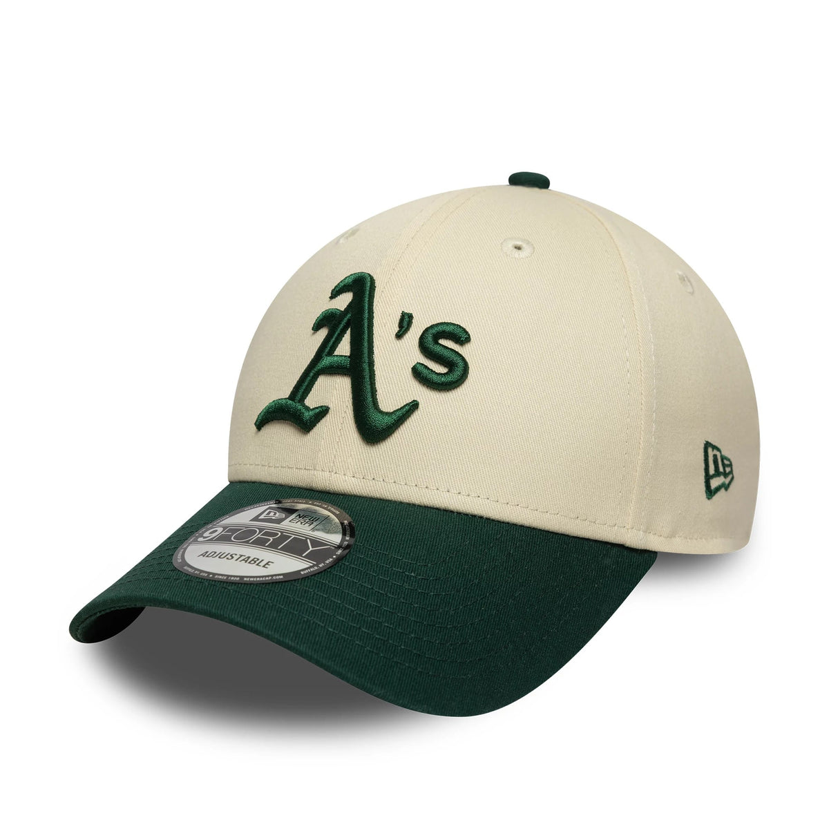 Oakland Athletics Colour Block Cream 9FORTY Adjustable Cap-klyvox