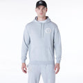 Brooklyn Nets NBA League Essential Grey Oversized Pullover Hoodie-klyvox