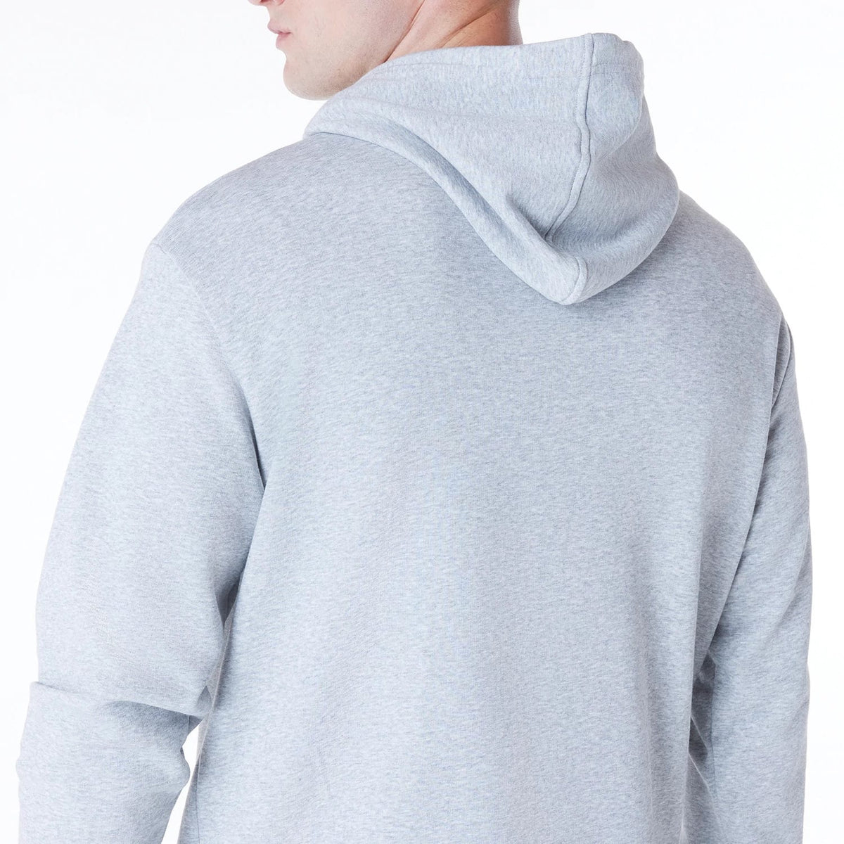 Brooklyn Nets NBA League Essential Grey Oversized Pullover Hoodie-klyvox