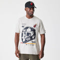 Miami Heat Modern Driver Light Beige T-Shirt-klyvox