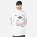 Miami Heat Modern Driver White Long Sleeve T-Shirt-klyvox