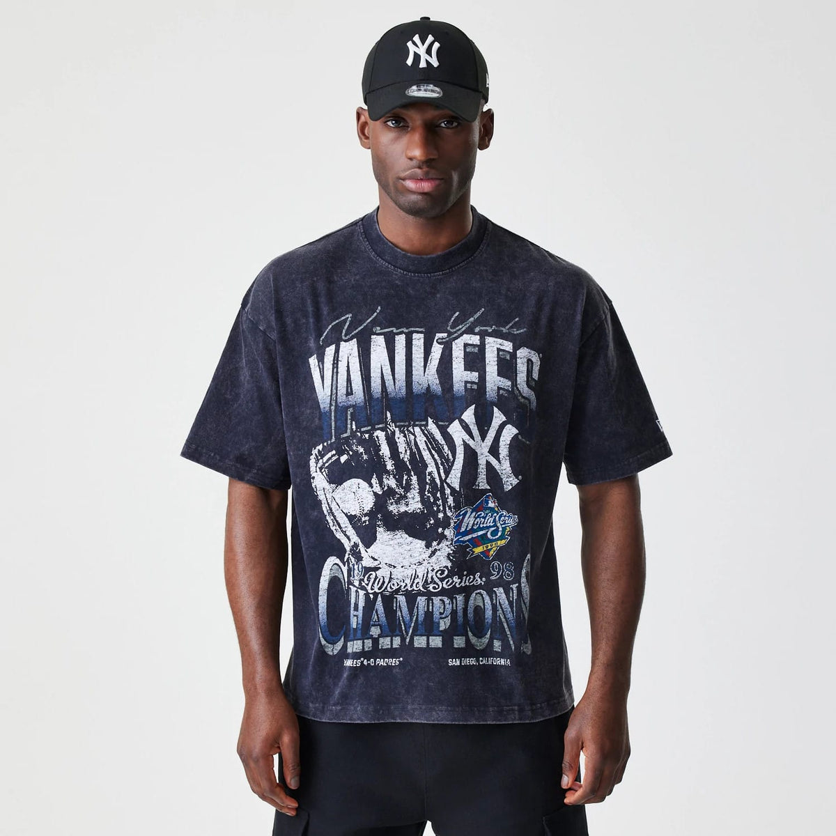 New York Yankees Sport Classic Black T-Shirt-klyvox