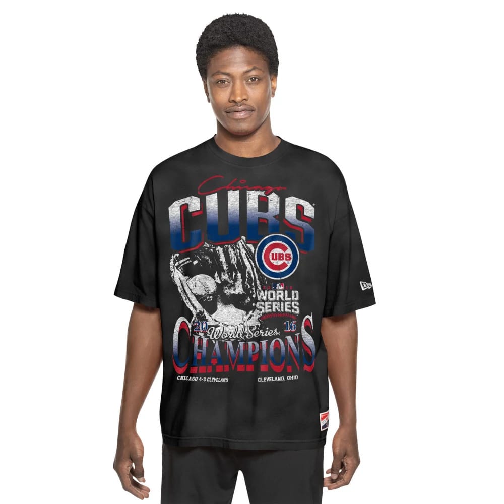 Chicago Cubs Sport Classic Black T-Shirt-klyvox
