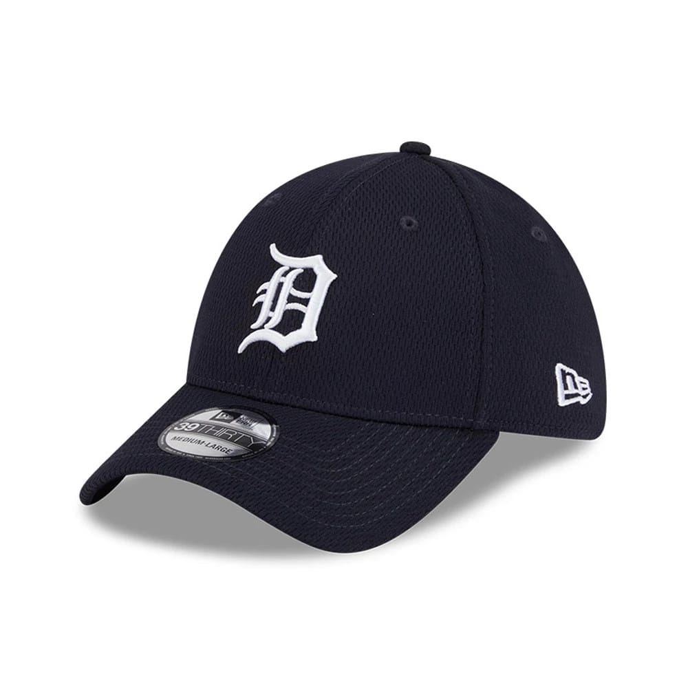 Detroit Tigers MLB Evergreen Navy 39THIRTY Stretch Fit Cap-klyvox