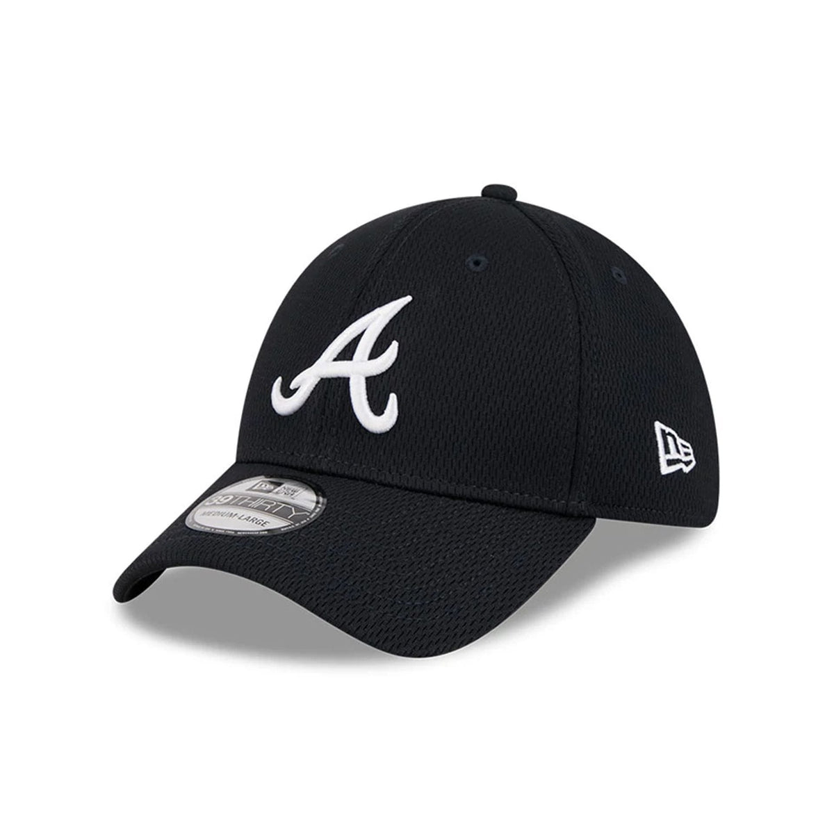 Atlanta Braves MLB Evergreen Navy 39THIRTY Stretch Fit Cap-klyvox