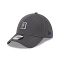 Detroit Tigers MLB Evergreen Dark Grey 39THIRTY Stretch Fit Cap-klyvox