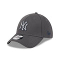 New York Yankees MLB Evergreen Dark Grey 39THIRTY Stretch Fit Cap-klyvox