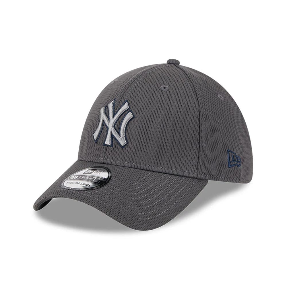 New York Yankees MLB Evergreen Dark Grey 39THIRTY Stretch Fit Cap-klyvox
