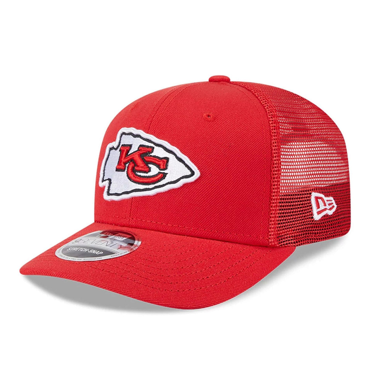 Kansas City Chiefs NFL Evergreen Red 9SEVENTY Stretch Snap Adjustable Cap-klyvox
