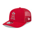 LA Angels MLB Evergreen Red 9SEVENTY Stretch Snap Adjustable Cap-klyvox