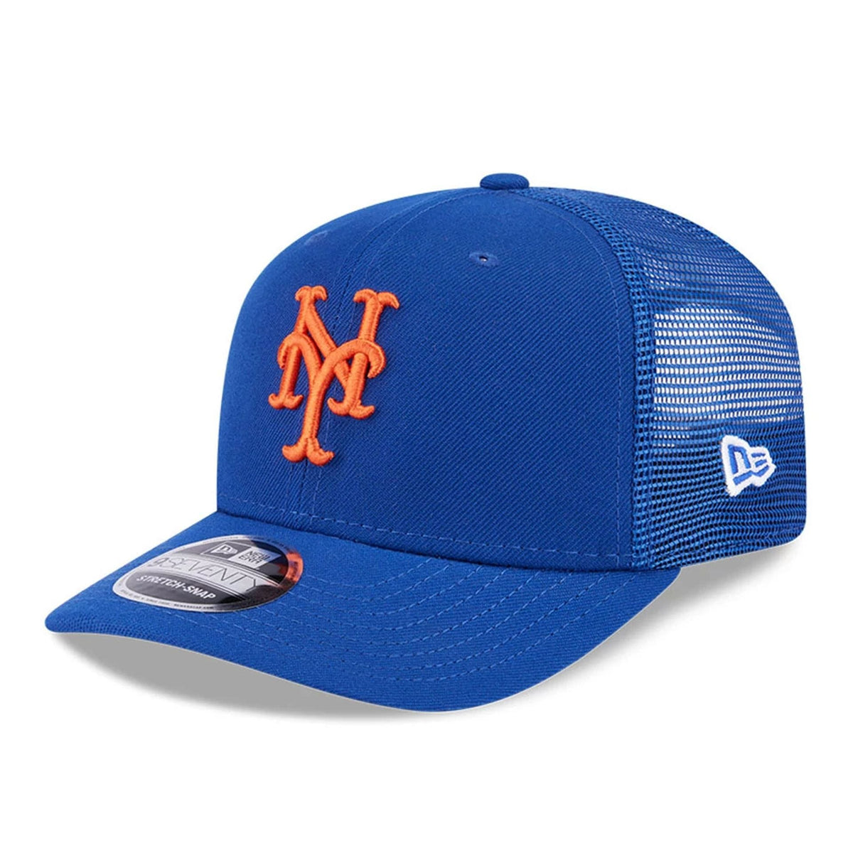 New York Mets MLB Evergreen Blue 9SEVENTY Stretch Snap Adjustable Cap-klyvox