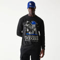 LA Dodgers MLB Character Black Long Sleeve T-Shirt-klyvox