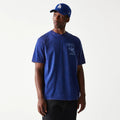 LA Dodgers MLB Character Dark Blue T-Shirt-klyvox
