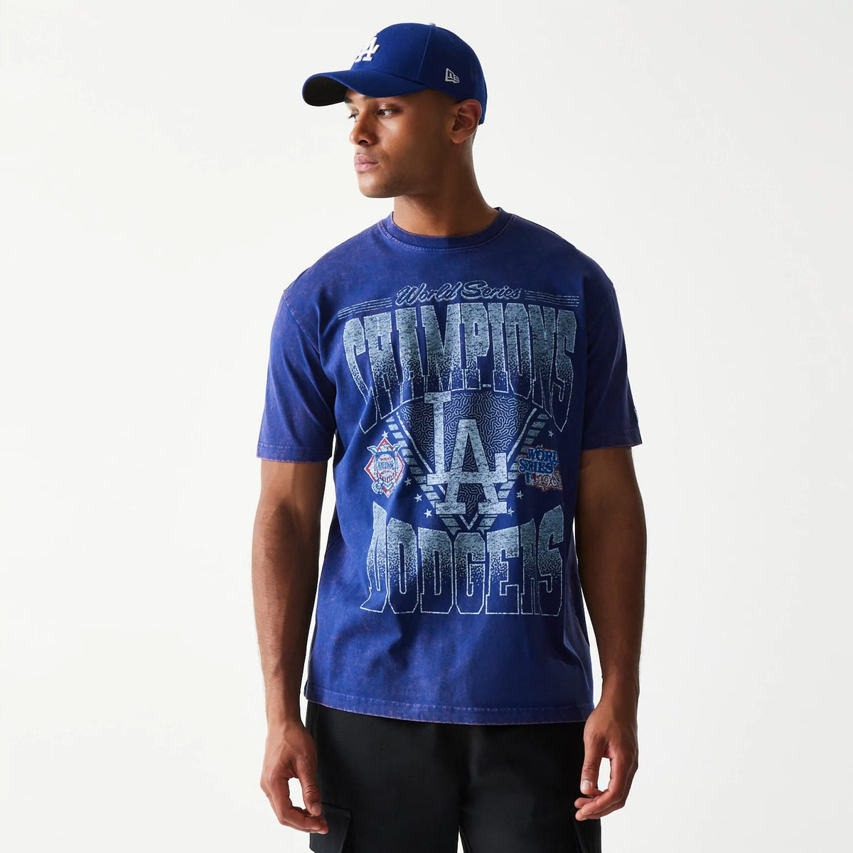 LA Dodgers MLB Sport Classic Dark Blue T-Shirt-klyvox