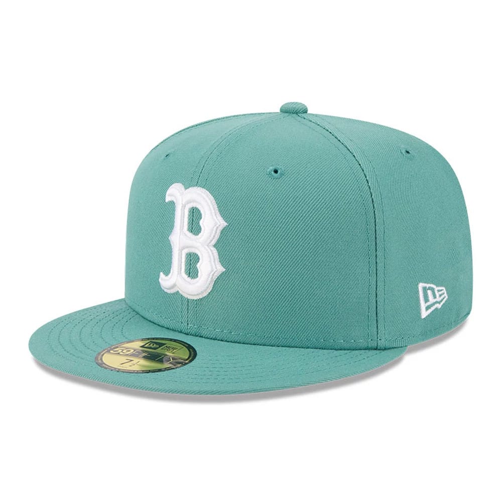 Boston Red Sox MLB City Connect Pastel Green 59FIFTY Fitted Cap-klyvox