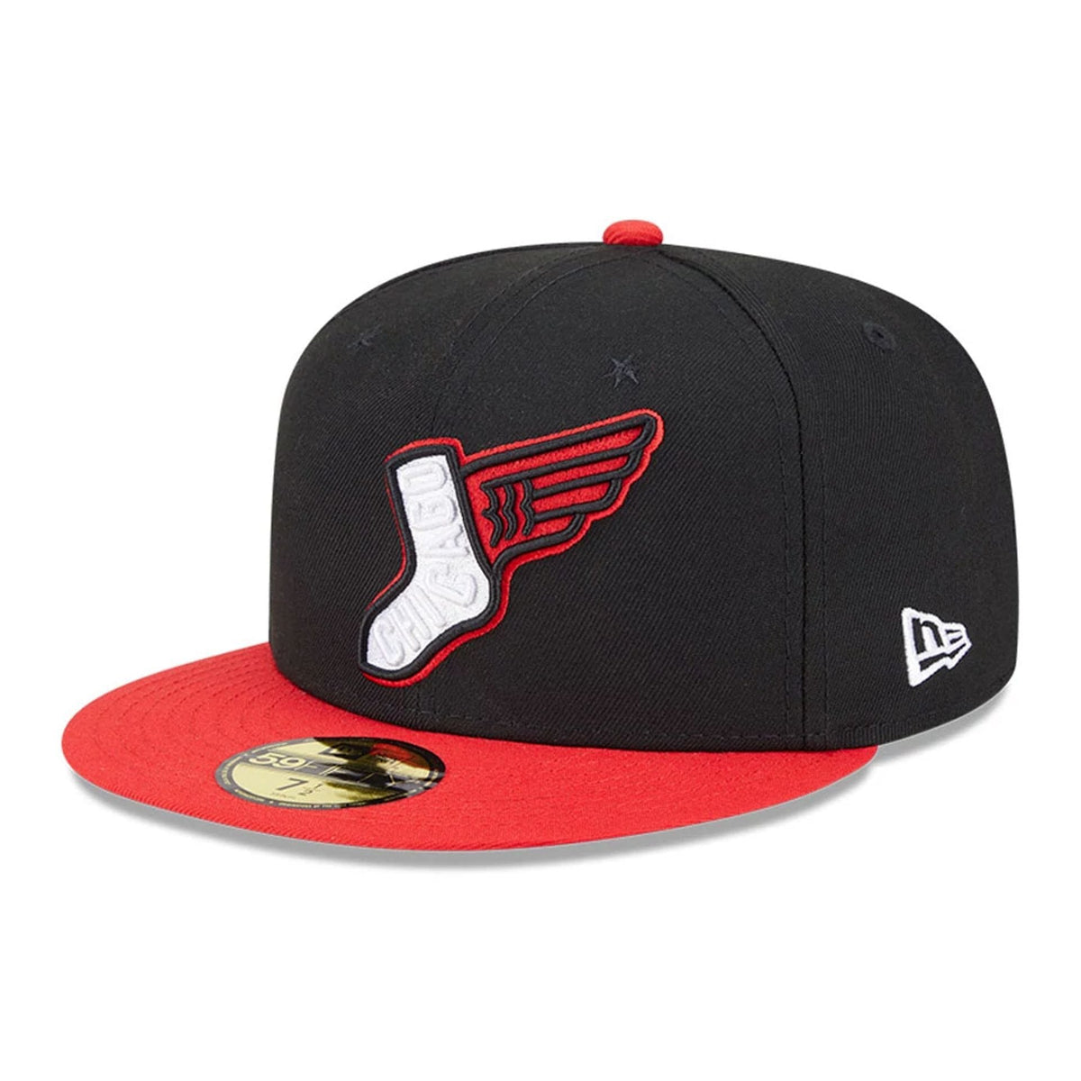 Chicago White Sox MLB City Connect Black 59FIFTY Fitted Cap-klyvox