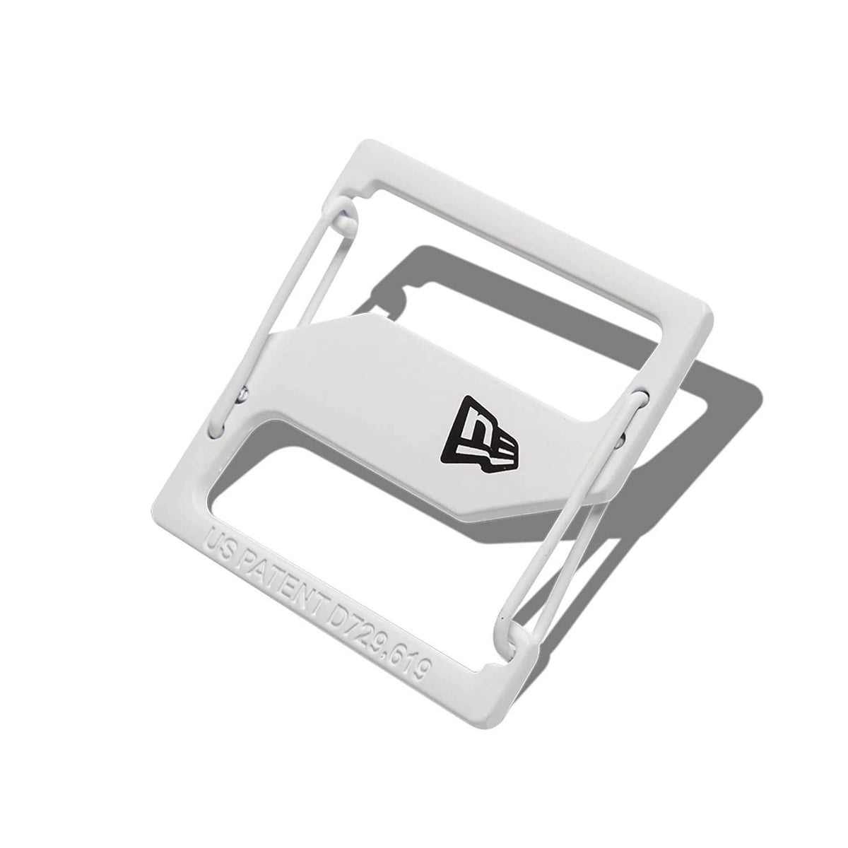 New Era White Cap Clip-klyvox
