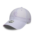 New York Yankees Womens MLB Seersucker Pastel Purple 9TWENTY Adjustable Cap-klyvox