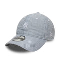 New York Yankees MLB Seersucker Navy 9TWENTY Adjustable Cap-klyvox