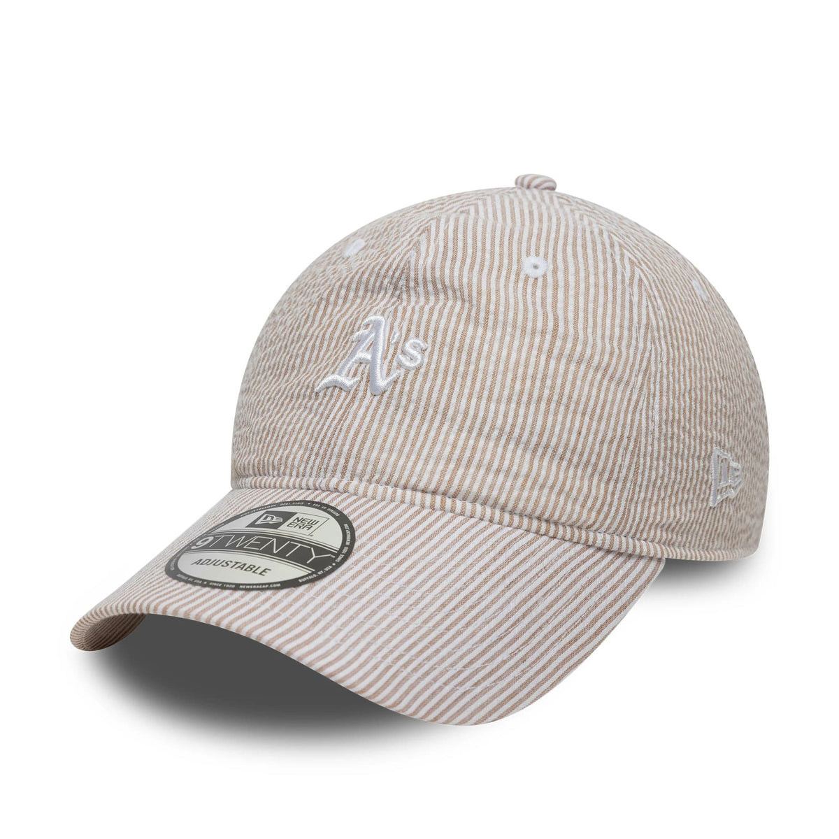 Athletics MLB Seersucker Light Beige 9TWENTY Adjustable Cap-klyvox