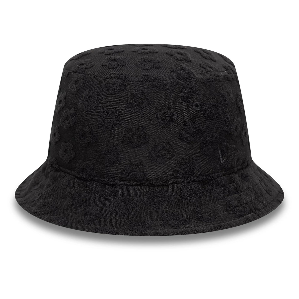 Womens New Era Towelling Black Adventure Bucket Hat-klyvox
