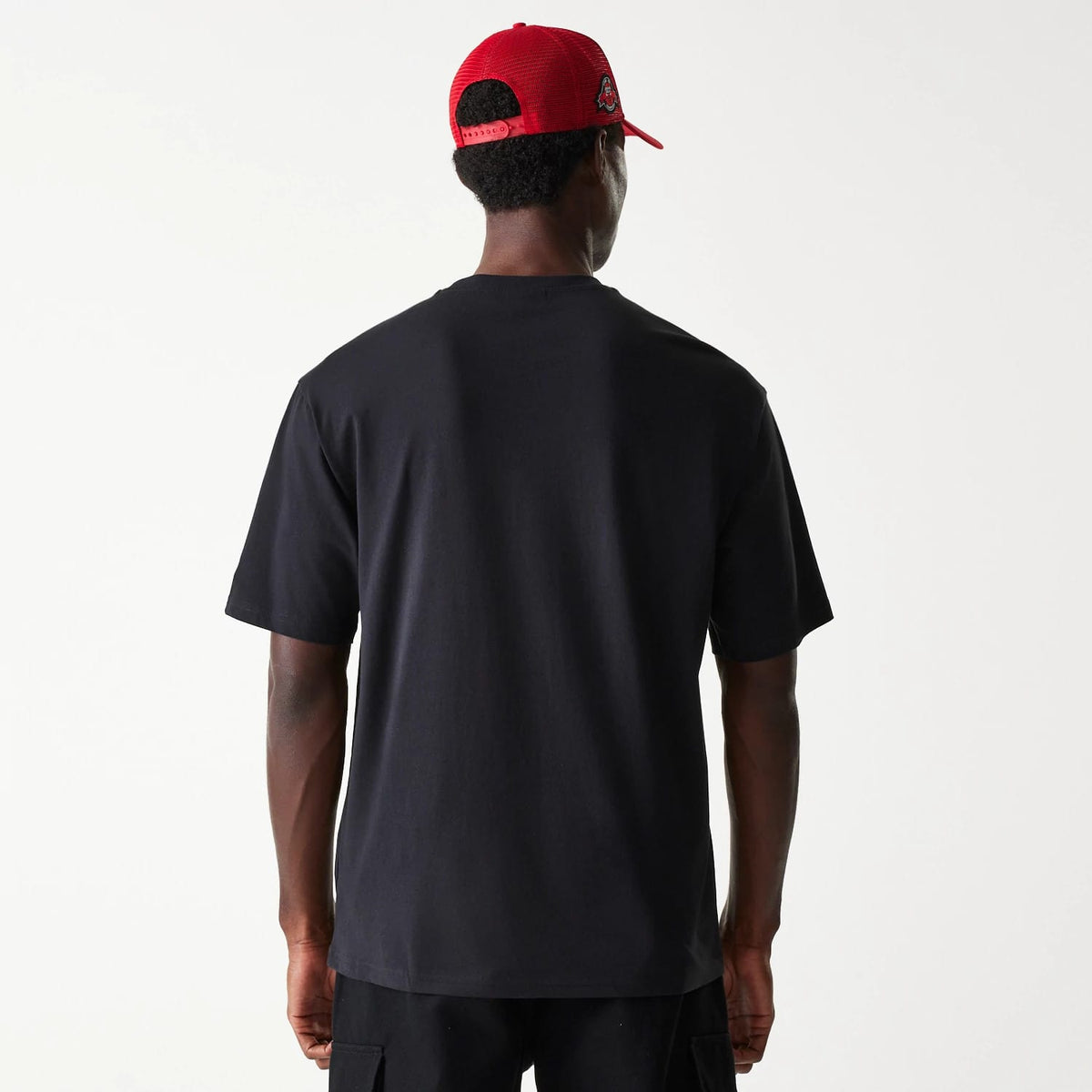 Chicago Bulls NBA Palm Tree Black Oversized T-Shirt-klyvox
