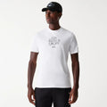 LA Lakers NBA Court Graphic White T-Shirt-klyvox