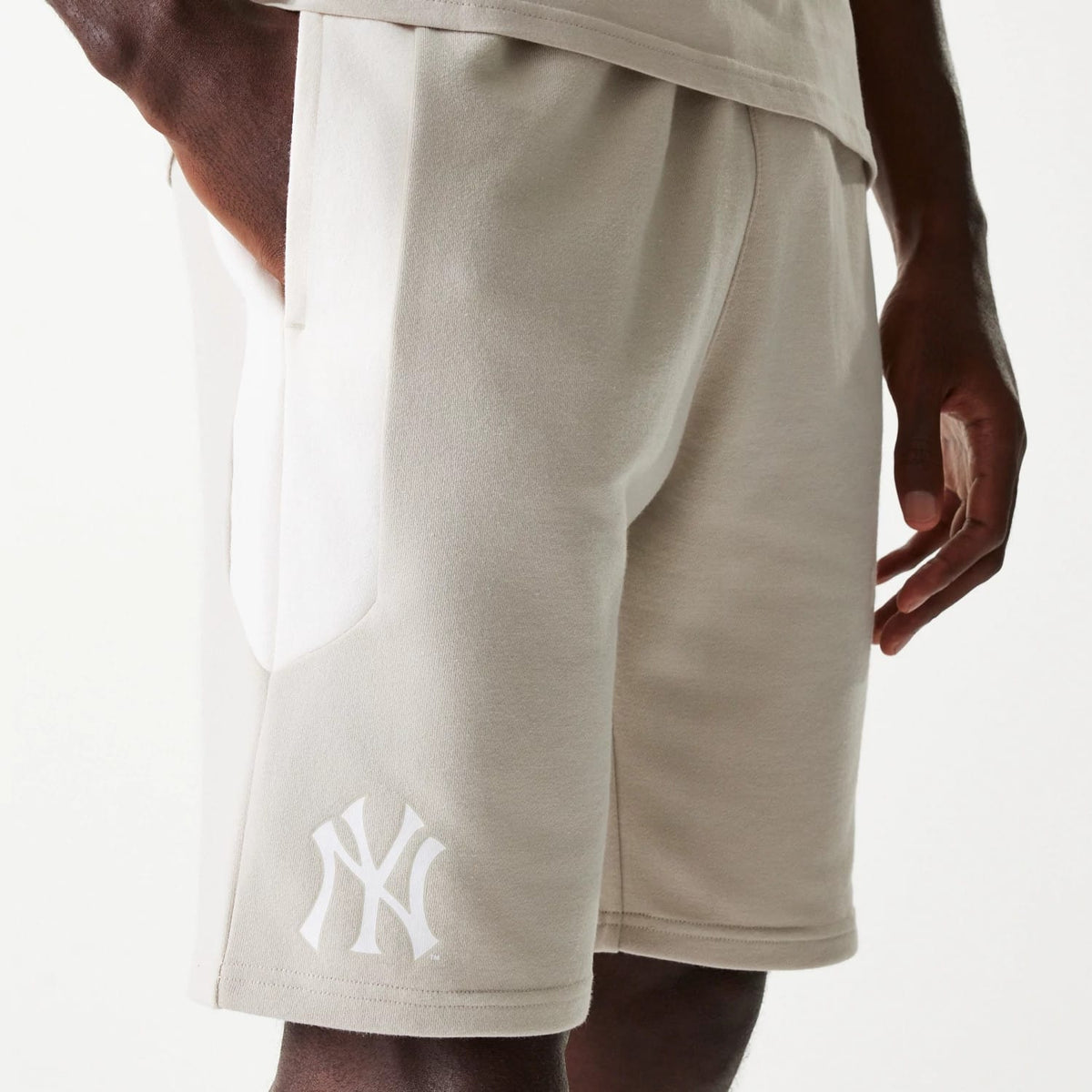 New York Yankees MLB Raglan Cream Shorts-klyvox