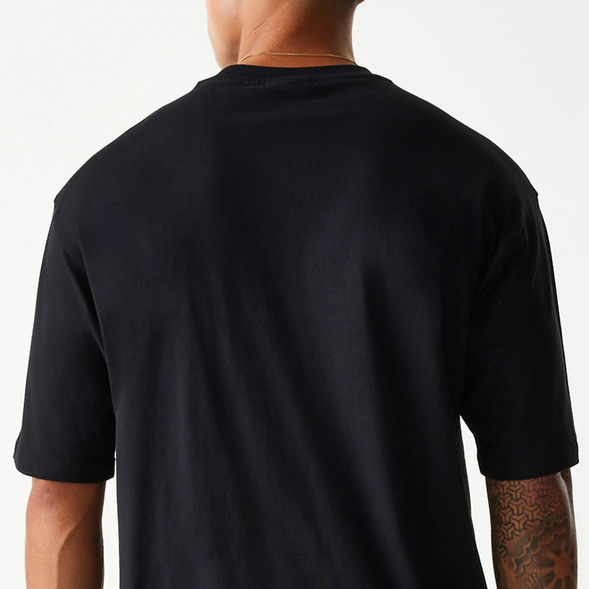 Chicago Bulls NBA Team Graphic Black Oversized T-Shirt-klyvox