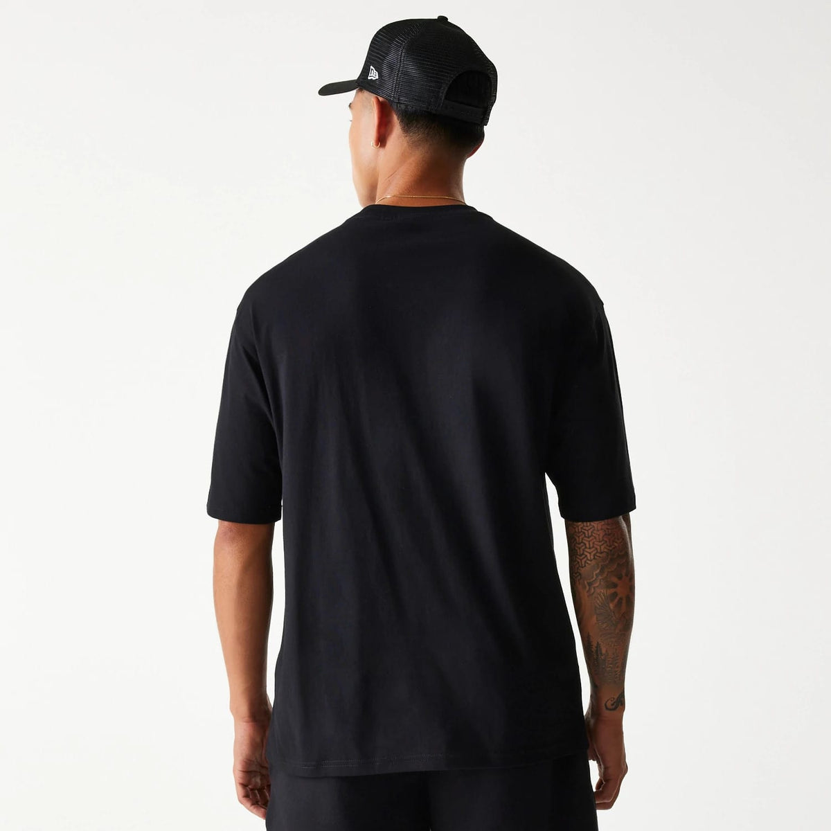 Chicago Bulls NBA Team Graphic Black Oversized T-Shirt-klyvox