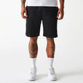 New Era Black Mesh Shorts-klyvox