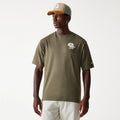New Era Graphic Green Oversized T-Shirt-klyvox