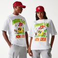 New Era Outdoor Graphic White Oversized T-Shirt-klyvox