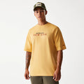 New Era Vacation Graphic Beige Oversized T-Shirt-klyvox