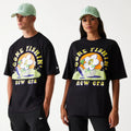 New Era Outdoor Graphic Black Oversized T-Shirt-klyvox
