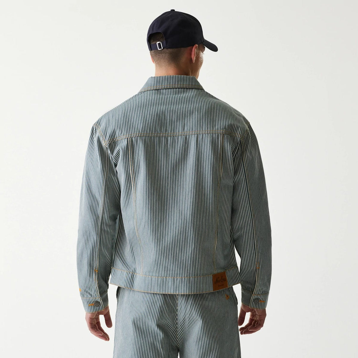 New Era Blue Denim Jacket-klyvox