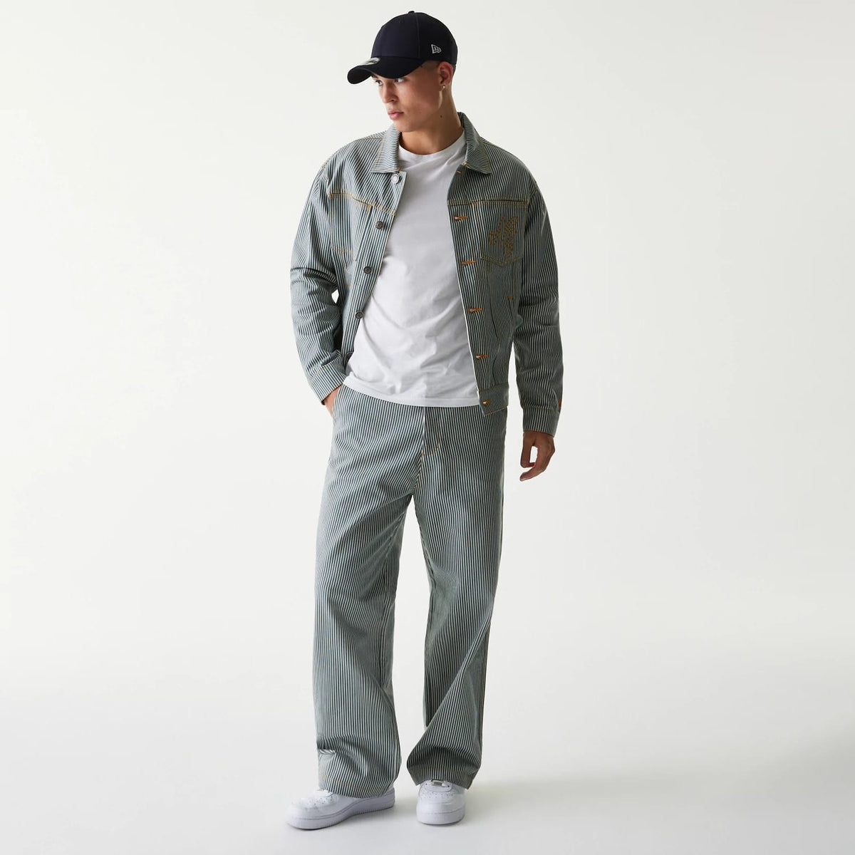 New Era Blue Denim Jacket-klyvox