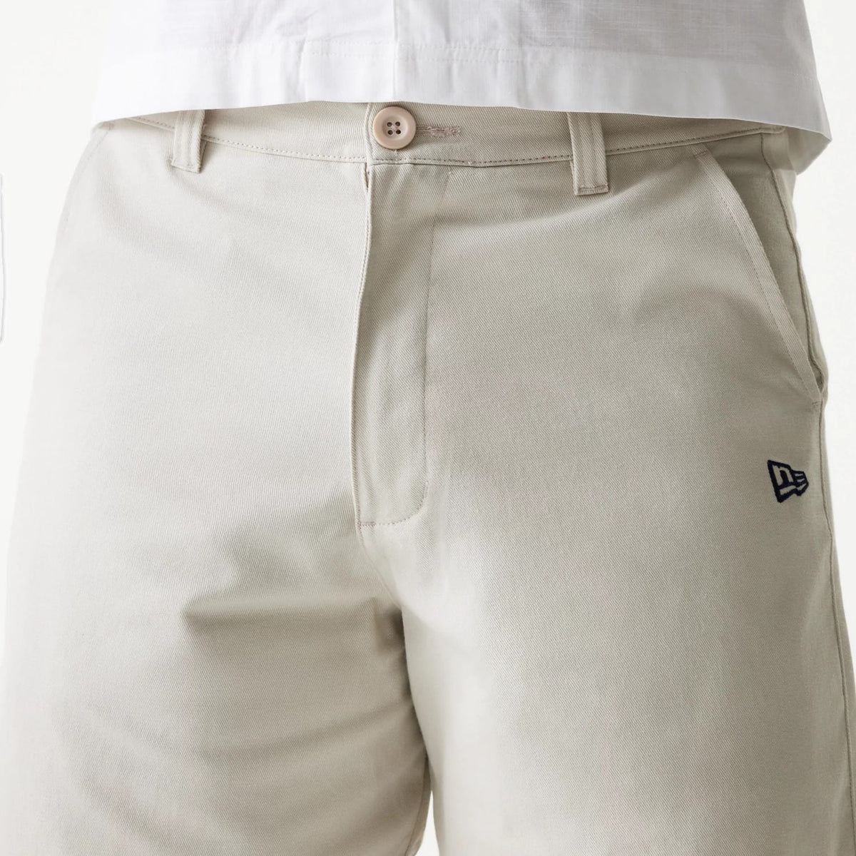 New Era Cream Chino Shorts-klyvox