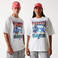 New York Yankees MLB World Series White Oversized T-Shirt-klyvox
