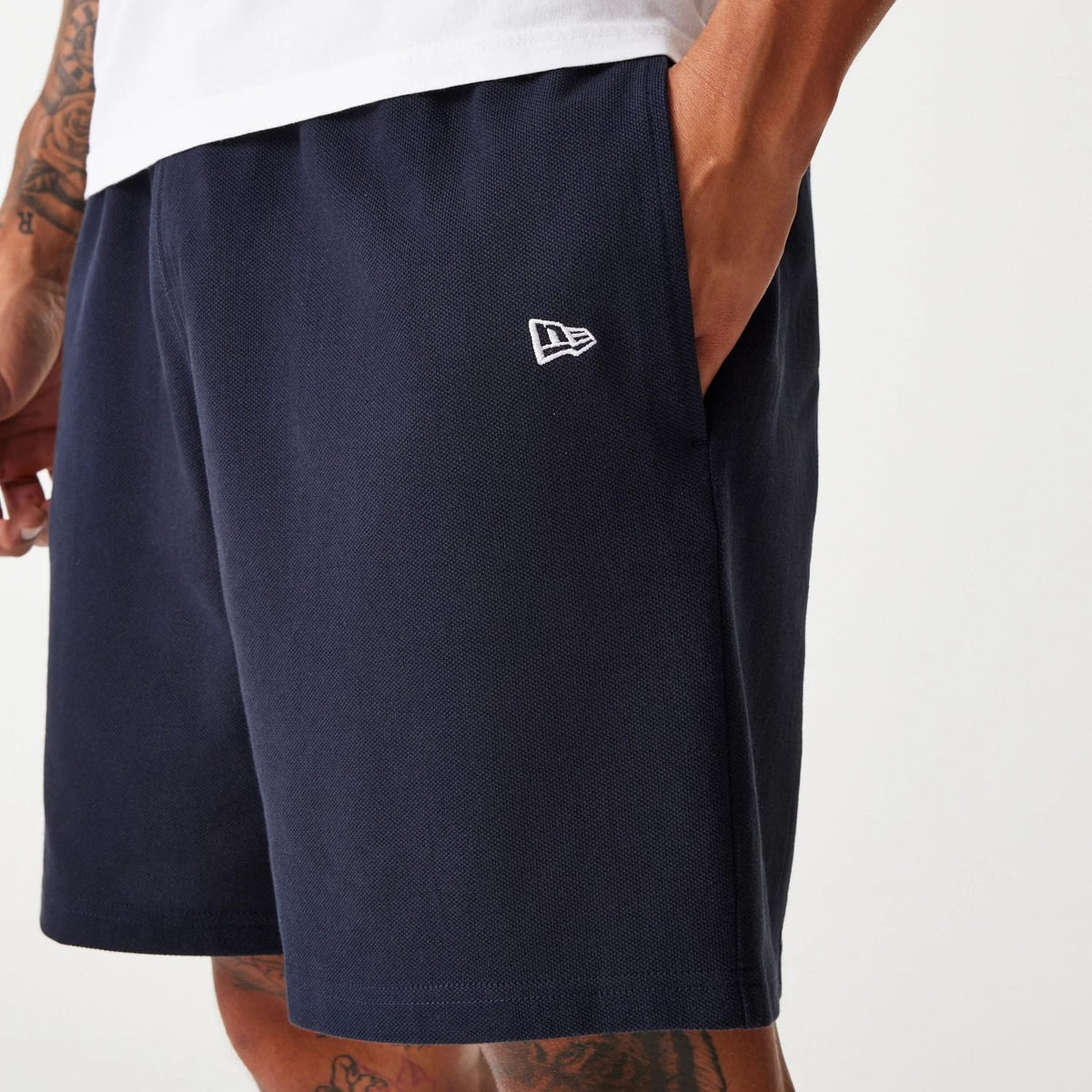 New York Yankees MLB Pique Navy Shorts-klyvox