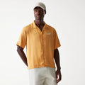 LA Dodgers MLB Graphic Beige Revere Short Sleeve Shirt-klyvox