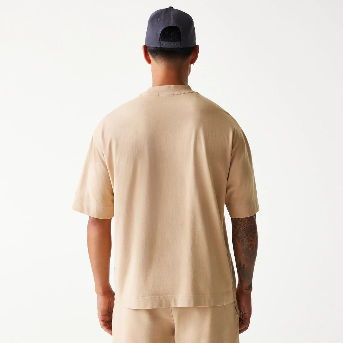 Chicago Bulls NBA Washed Beige Box T-Shirt-klyvox