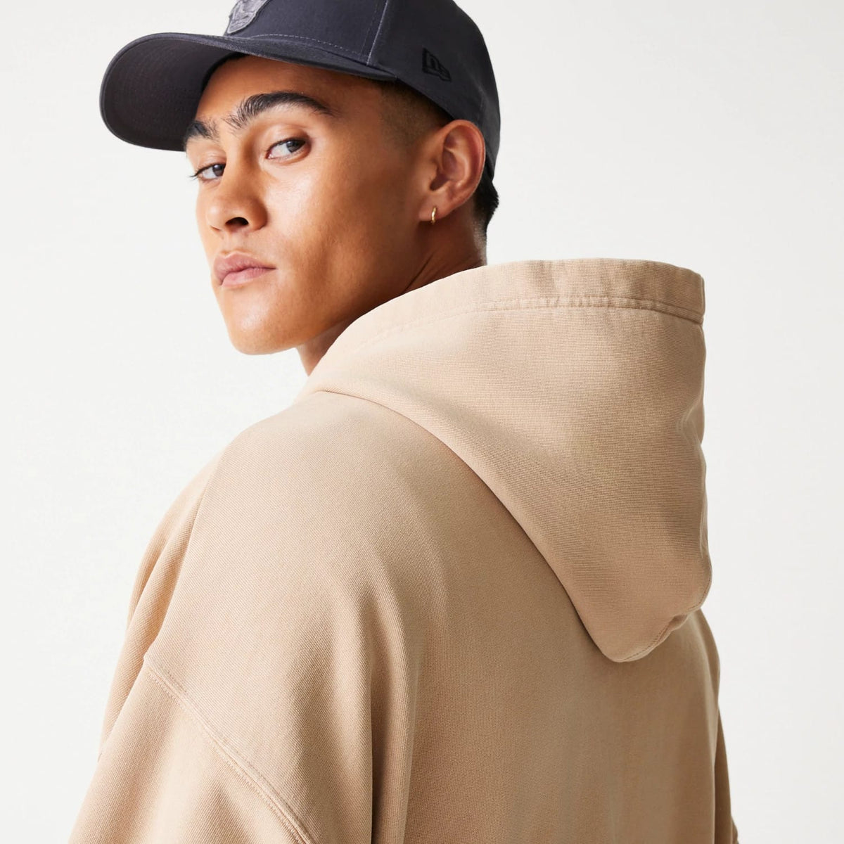 Chicago Bulls NBA Washed Beige Full Zip Hoodie-klyvox