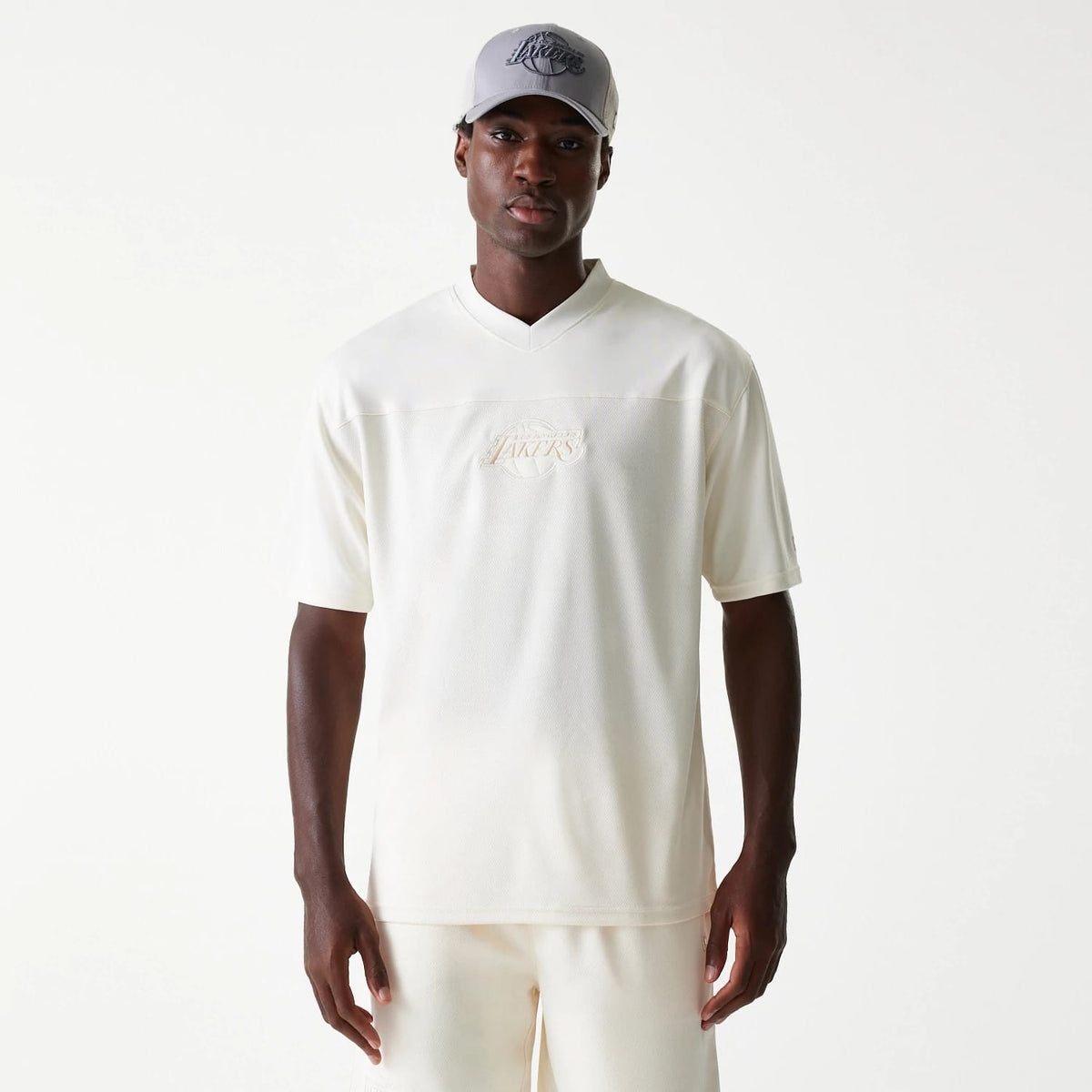 LA Lakers NBA Tonal Open White Mesh Jersey-klyvox