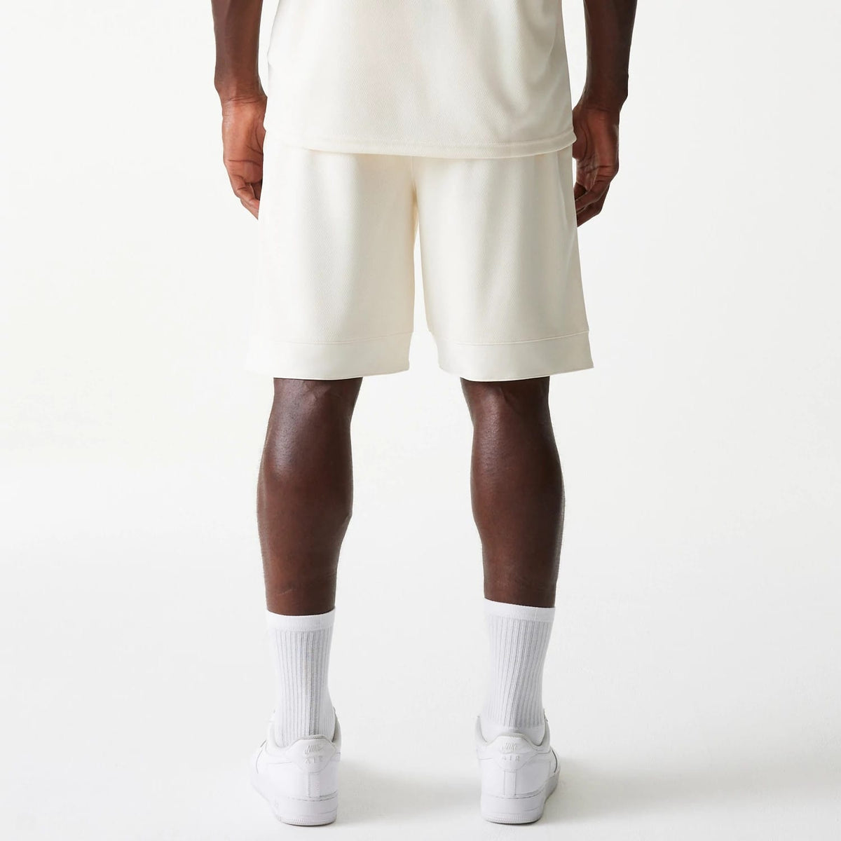 LA Lakers NBA Tonal Open White Mesh Shorts-klyvox